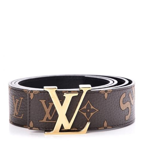 supreme lv collab belt|supreme louis vuitton belt.